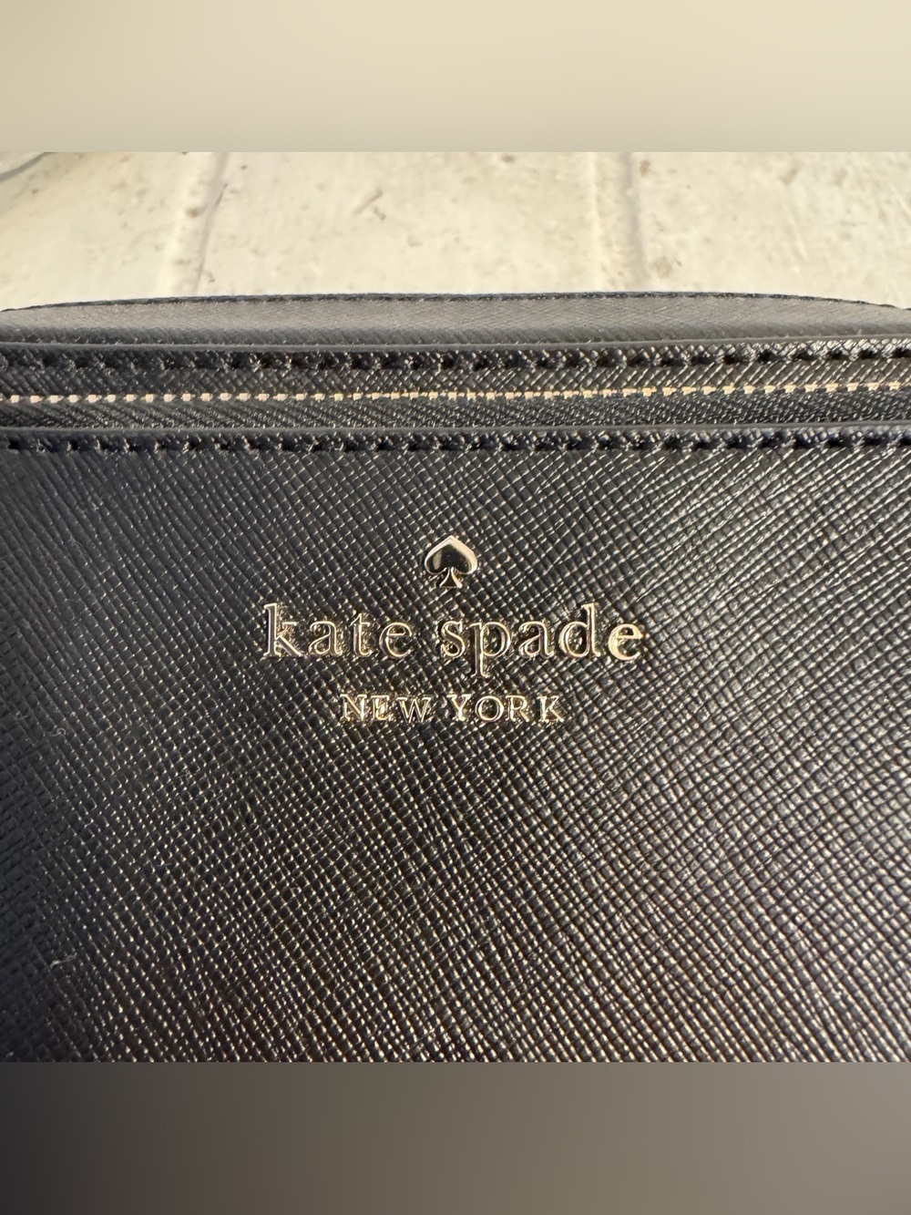 Kate Spade New York Staci Dual Zip Crossbody Bag in Black Saffiano Leather - NWT - Picture 4 of 15